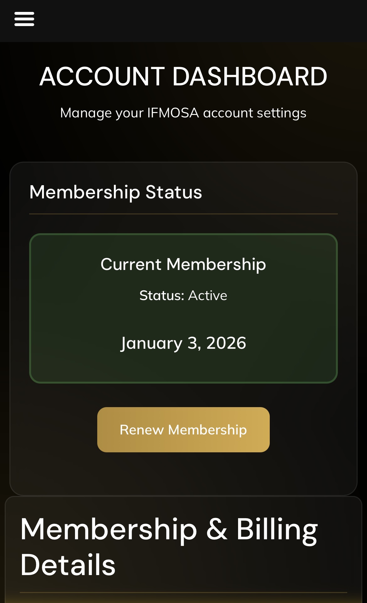 IFMOSA Membership Benefits